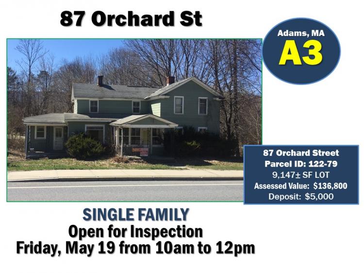 87 ORCHARD STREET, ADAMS, MA