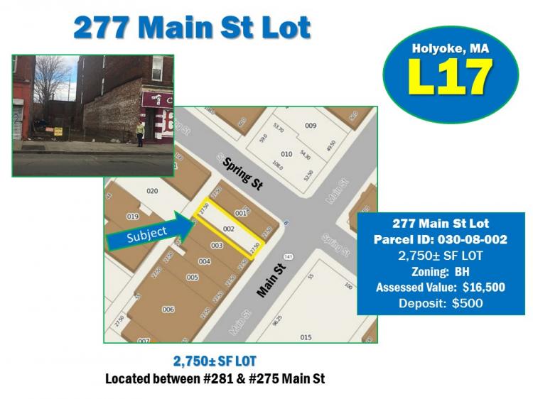 277 MAIN STREET (LOT), HOLYOKE, MA