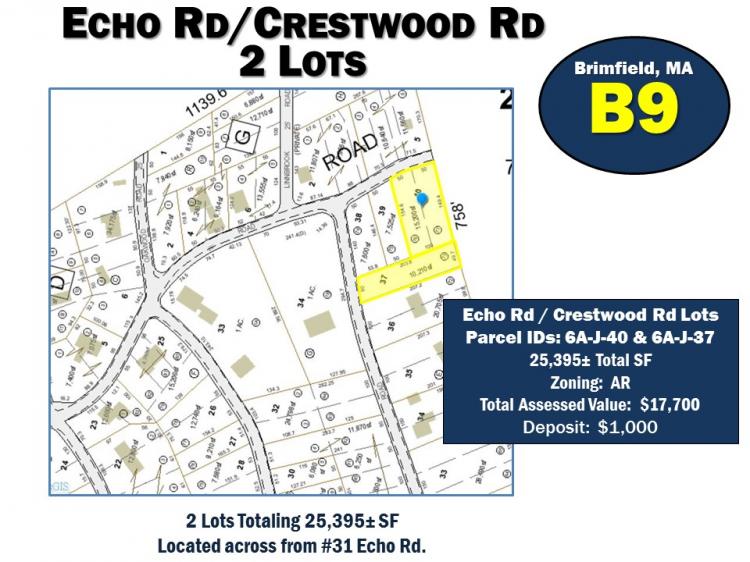 Echo Rd and Crestwood Rd Lots, BRIMFIELD, MA