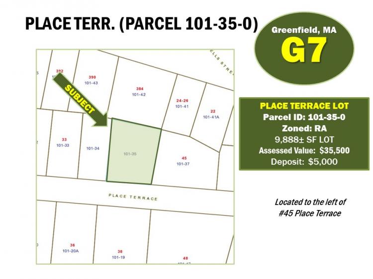 PLACE TERRACE LOT (PARCEL 101-35), GREENFIELD, MA