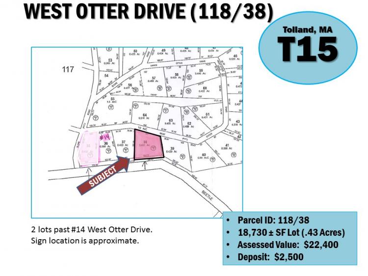 WEST OTTER DRIVE (118/38), TOLLAND, MA