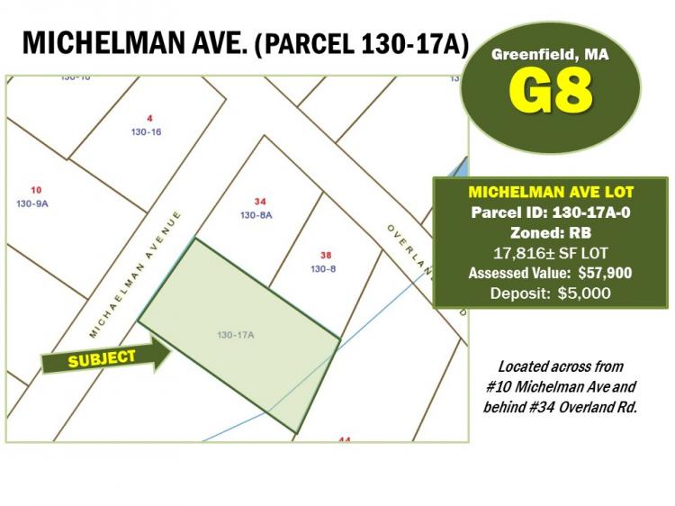 MICHELMAN AVE LOT (PARCEL 130-17A), GREENFIELD, MA