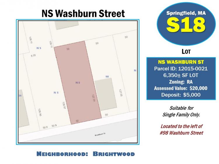 NS WASHBURN STREET (12015-0021), SPRINGFIELD, MA