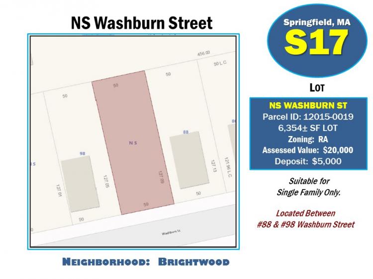 NS WASHBURN STREET (12015-0019), SPRINGFIELD, MA