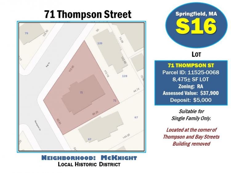 71 THOMPSON STREET (11525-0068), SPRINGFIELD, MA