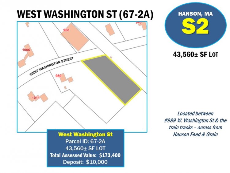 WEST WASHINGTON STREET (Parcel 67-2A), HANSON, MA