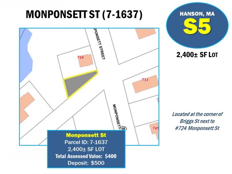 MONPONSETT ST (Parcel 7-1637), HANSON, MA