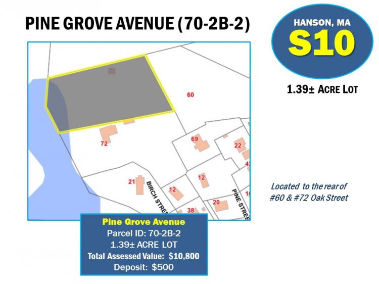 PINE GROVE AVE (Parcel 70-2B-2), HANSON, MA