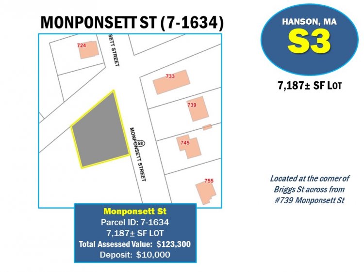 MONPONSETT ST (Parcel 7-1634), HANSON, MA