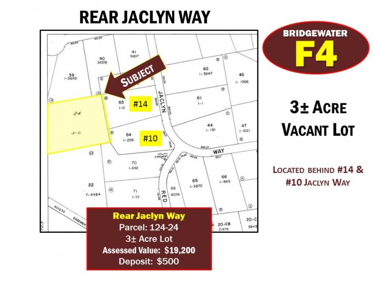 REAR JACLYN WAY (PARCEL 124-24), Bridgewater, MA