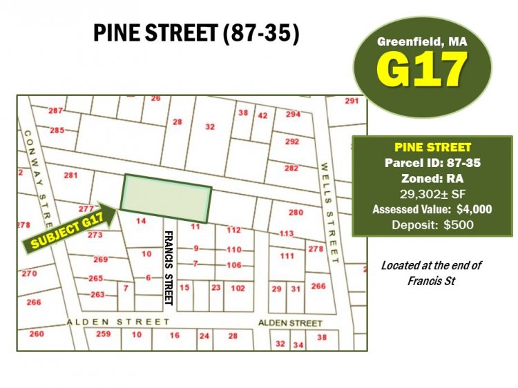 PINE STREET (87-35), GREENFIELD, MA