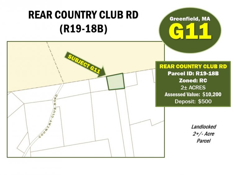 REAR COUNTRY CLUB RD (R19-18B), GREENFIELD, MA