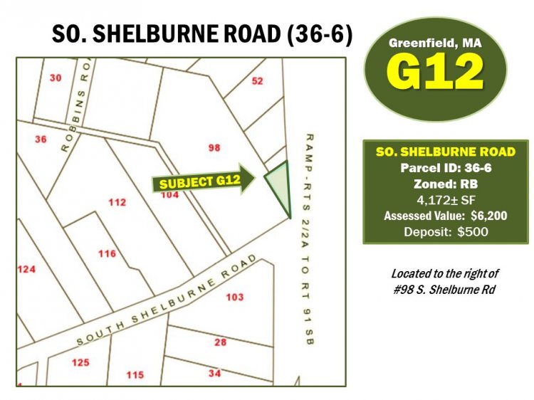 SO. SHELBURNE ROAD (36-6), GREENFIELD, MA