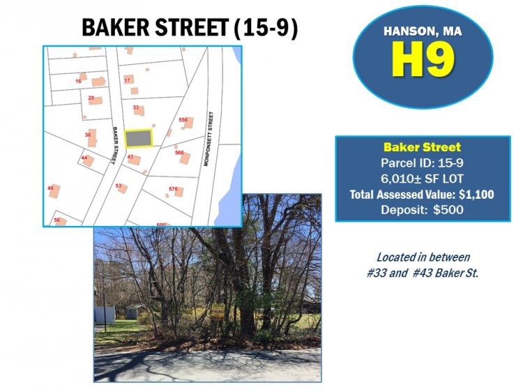 BAKER STREET (PARCEL 15-9), HANSON, MA