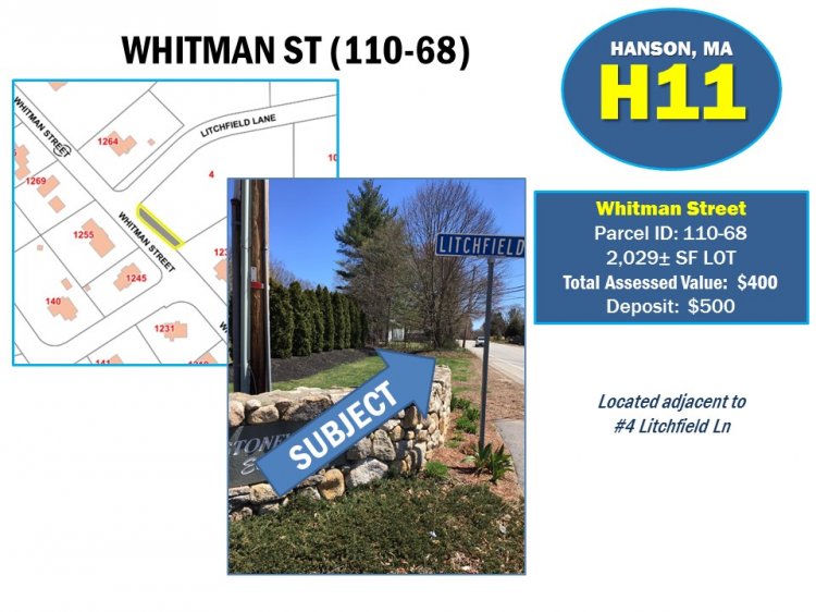 WHITMAN STREET (PARCEL 110-68), HANSON, MA