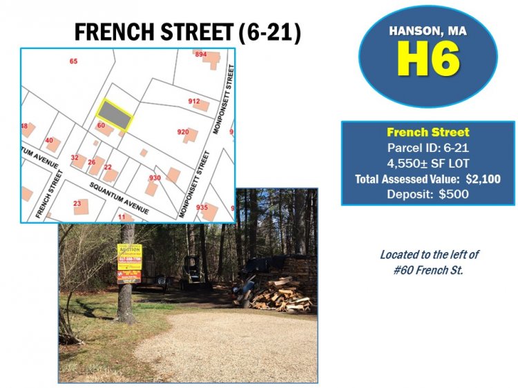 FRENCH STREET (PARCEL 6-21), HANSON, MA