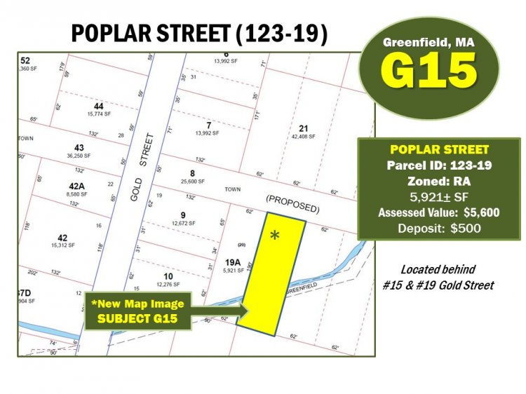 POPLAR STREET (123-19), GREENFIELD, MA