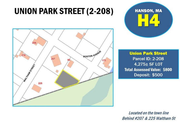 UNION PARK (2-208), HANSON, MA