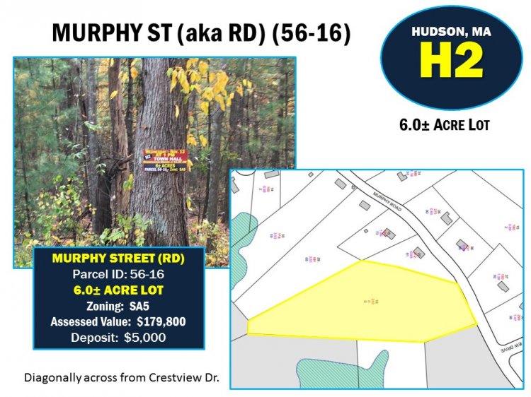 Murphy Street (aka Road) (Parcel 56-16), HUDSON, MA