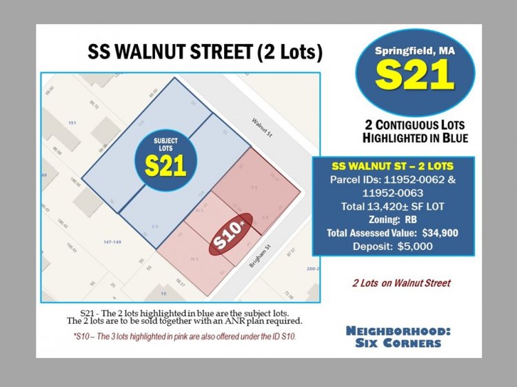 SS WALNUT STREET (2 PARCELS), SPRINGFIELD, MA
