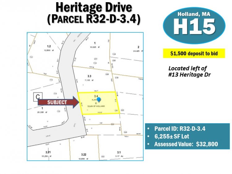 HERITAGE DRIVE (R32-D-3.4), HOLLAND, MA